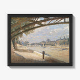 Under the Pont des Arts, Paris. Noon by Julius Paulsen - thumbnail_1_bf_676749fab7c995d95016412f